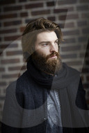 Portrait of a Man with Full Beard