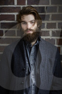Portrait of a Man with Full Beard