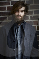 Portrait of a Man with Full Beard