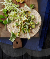 Warmer Kräuter-Avocado-Wrap, Avocado Wrap