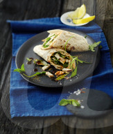 Asiatischer Rucola-Wrap, Asian Rocket Salad Wrap