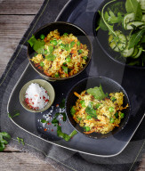 Karotten-Erbsen-Couscous, Couscous with Peas and Carrots