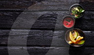 Tandoori-Marinade, Orangen-Curry-Marinade und Limetten-Minz-Marinade, Tandoori Marinade, Orange Curry Marinade and Lime Mint Marinade