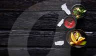 Tandoori-Marinade, Orangen-Curry-Marinade und Limetten-Minz-Marinade, Tandoori Marinade, Orange Curry Marinade and Lime Mint Marinade