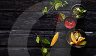 Tandoori-Marinade, Orangen-Curry-Marinade und Limetten-Minz-Marinade, Tandoori Marinade, Orange Curry Marinade and Lime Mint Marinade