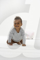 Toddler crawling  
