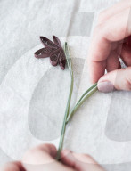 Step, Blumen-Quilling, Step, Floral Table Decoration