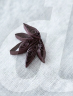 Step, Blumen-Quilling, Step, Floral Table Decoration