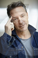 Mature Man wearing a Denim Jacket  