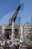 Holztretkran am Altstadt-Hafen, Harbour of Old Town of Stade