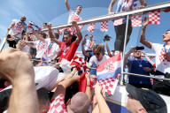 WM 2018 - Zagreb: Der Vize-Weltmeister Kroation wird in seiner Heimat gefeiert