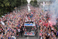 WM 2018 - Zagreb: Der Vize-Weltmeister Kroation wird in seiner Heimat gefeiert