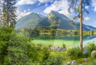 Lake Hintersee nearby Berchtesgaden