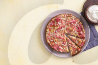 Rhabarberkuchen, Rhubarb Cake