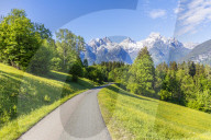 Alpine landscape nearby Lofer