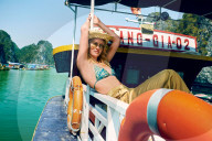 Woman enjoying Holidays in Vietnam
