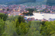 View from the Island ?iovo upon the Old Town of Trogir