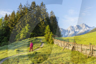 Woman hiking