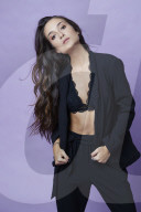 Cool young Woman in black Outfit