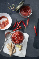 Rhabarber-Chutney, Rhubarb chutney