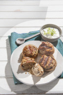 Gefüllte Champignons, Stuffed Button Mushrooms