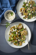 Bulgursalat mit Kohlrabi, Bulgur salad with kohlrabi