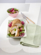 Asia-Hähnchen mit Radieschen, Chicken Asian Style with Radish