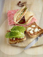 Hack-Sandwich, Sandwich with minced Meat 