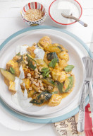 Halloumi-Zucchini-Tikka, Halloumi Zucchini Tikka