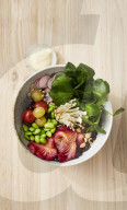 Lachs-Bowl, Salmon bowl