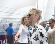 PEOPLE - Uma Thurman besucht mit den Kids das Fromula E Rennen in New York