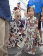PEOPLE - Uma Thurman besucht mit den Kids das Fromula E Rennen in New York
