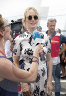 PEOPLE - Uma Thurman besucht mit den Kids das Fromula E Rennen in New York
