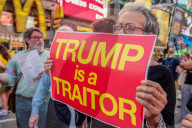 NEWS - USA: Demonstration gegen Trump in New York