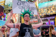 NEWS - USA: Demonstration gegen Trump in New York
