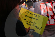 NEWS - USA: Demonstration gegen Trump in New York