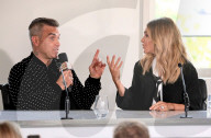PEOPLE - Ayda Field und Robbie Williams bei 'The X Factor' in London