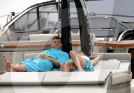 PEOPLE - Nicole Scherzinger und Grigor Dimitrov turteln auf einer Jacht vor St.Tropez