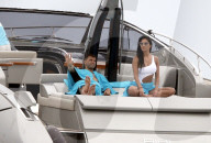 PEOPLE - Nicole Scherzinger und Grigor Dimitrov turteln auf einer Jacht vor St.Tropez