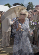 PEOPLE - Camilla mit einbandagiertem Finger an der Sandringham Blumenschau
