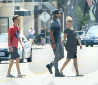 EXKLUSIV - Happy Family: Schwangere Kate Hudson mit ihren Boys in Brentwood unterwegs
