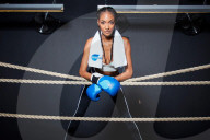 PEOPLE - Jourdan Dunn posiert im Boxclub 