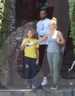 PEOPLE - Kendra Wilkinson und Hank Baskett gehen zum BBQ auf die Wood Ranch