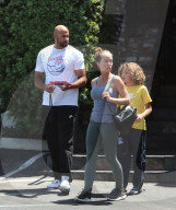 PEOPLE - Kendra Wilkinson und Hank Baskett gehen zum BBQ auf die Wood Ranch
