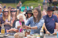 PEOPLE - Teri Hatcher am Port Eliot Festival in Cornwall