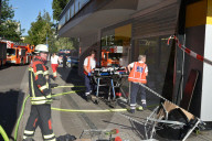 NEWS - 92-Jähriger fährt in Eschberg mit einem Auto in einen Supermarkt