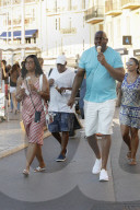 PEOPLE - Magic Hohnson bmmelt mit Frau Earlita in St.Tropez