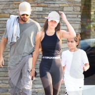 EXKLUSIV - Scott Disick besucht mit Sohn Mason das Kino