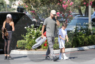 EXKLUSIV - Scott Disick besucht mit Sohn Mason das Kino