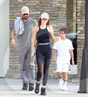 EXKLUSIV - Scott Disick besucht mit Sohn Mason das Kino